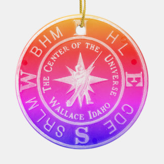 Zentrum des Universums in Wallace Idaho V2 Keramik Ornament