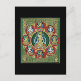 Zentrum eines Taizokai Mandala Postkarte