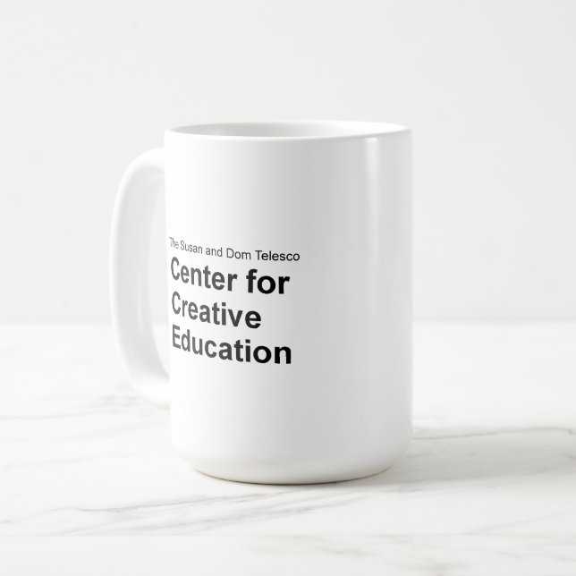 Zentrum für kreative Bildung Kaffeetasse (Vorderseite Links)