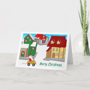 Zentrum Santa 2 Feiertagskarte