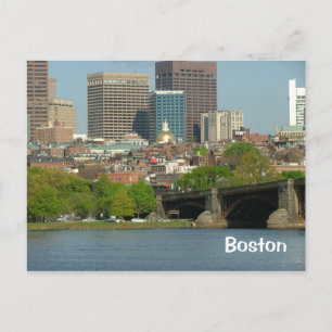 Zentrum von Boston Postkarte