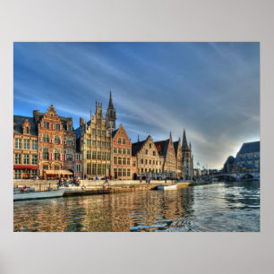 Zentrum von Gent Poster