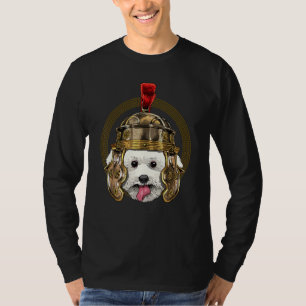 Zenturio Bichon Frise Antikes Rom Römisches Reich T-Shirt