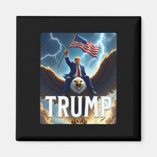 Zenzo's Atomare Politische Designs Präsident Trump Magnet