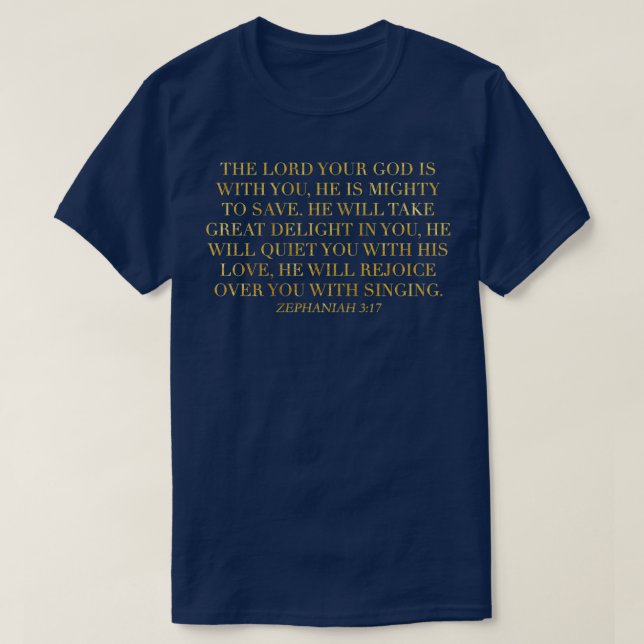 Zephaniah T-Shirt (Design vorne)