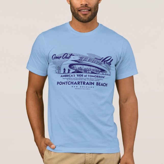 Zephyr Pontchartrain Beach T-Shirt (Vorderseite)