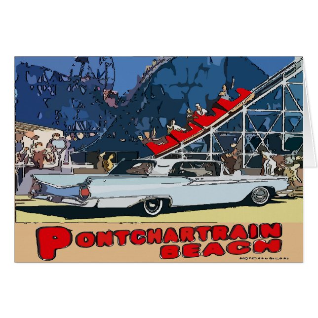 Zephyr Pontchartrain Strand Vintag (Vorderseite (Horizontal))