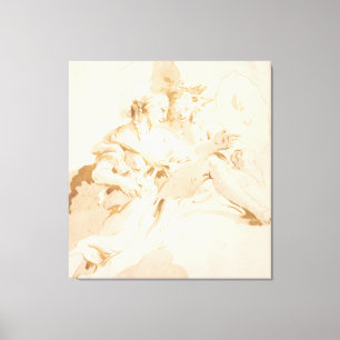 Zephyr und Flora Leinwanddruck