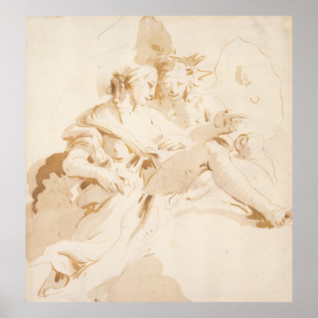 Zephyr und Flora Poster (Vorne)