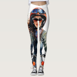 "Zephyra" "Vento Dolce" - Sweet Wind Leggings