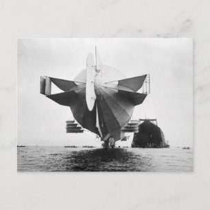 Zeppelin Airship, 1908 Postkarte