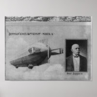 Zeppelin Airship Model 4 & Graf (Count) Zeppelin