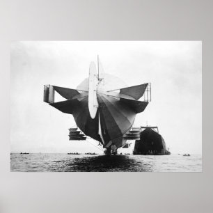 Zeppelin Airship Poster