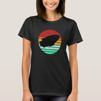 Zeppelin Airship Retro Pilot Airline Vintag T-Shirt