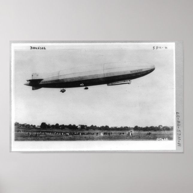 Zeppelin Bodensee Berlin Deutschland Poster (Vorne)