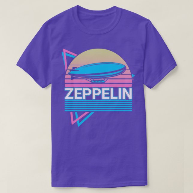 Zeppelin Dirigible Airship Retro-Geschenk T-Shirt (Design vorne)