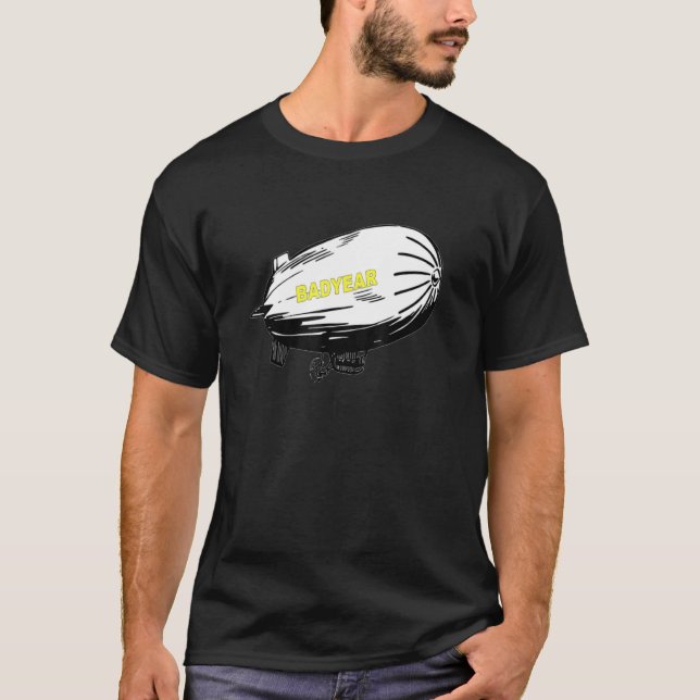 Zeppelin Flight Badyear Blimp T-Shirt (Vorderseite)