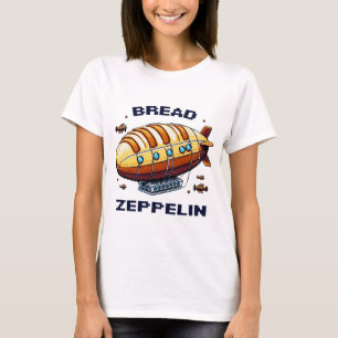 Zeppelin - Pixel Art Airship Retro Design T-Shirt