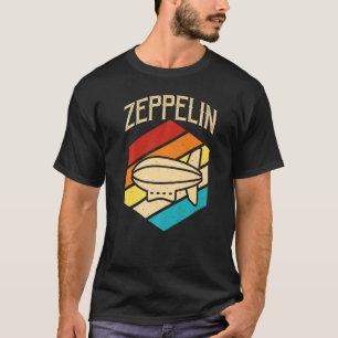 Zeppelin Retro Vintage Sonnenuntergang 70er 80er D T-Shirt