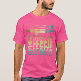 Zeppelin Retro Vintage Sonnenuntergang 70er 80er D T-Shirt
