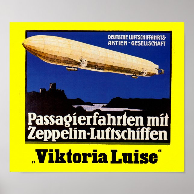 Zeppelin Viktoria Poster (Vorne)