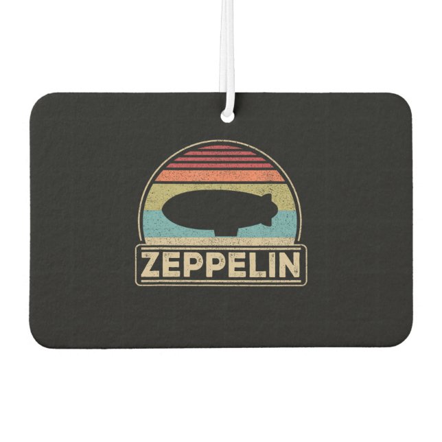 Zeppelin Vintag Retro Zeppelin Shirt Dirigible Autolufterfrischer (Vorderseite)