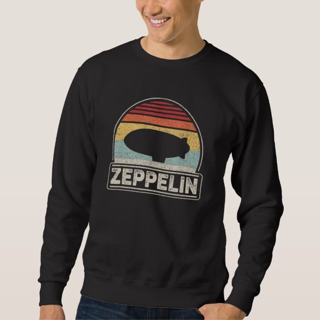 Zeppelin Vintage Retro Zeppelin Shirt Dirigible Ai (Vorderseite)