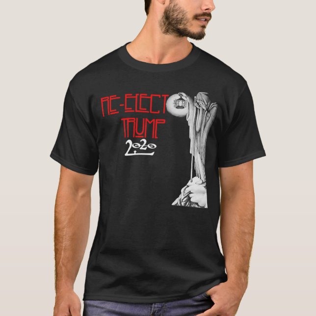 Zeppelin  Wiederwahl Trump 2020 T - Shirt (Vorderseite)