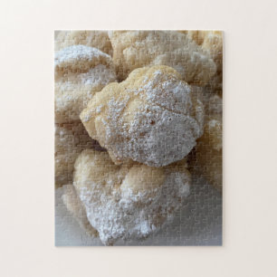 Zeppole Fritt Donut Teig Zucker Dessert Puzzle