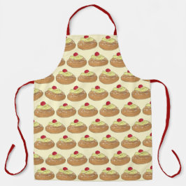 Zeppole Italienische Bäckerei Fried Teig Konditore Schürze