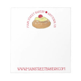 ZEPPOLE Italienische Teigwaren Konditorgebäck Koch Notizblock