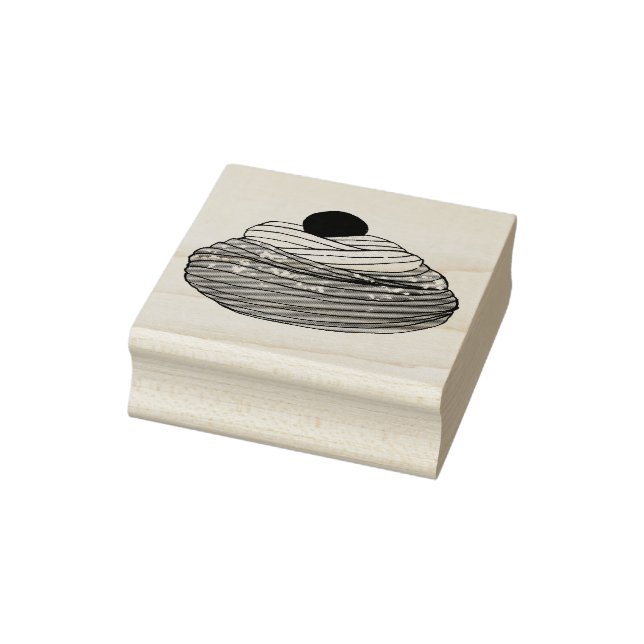 ZEPPOLE Italienischer Teiggebäck Feinschmecker Gummistempel (Stempel)