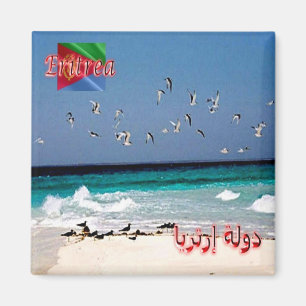 zER008 ERITREA, eritreische Küste, Afrika, Kühlsch Magnet