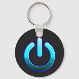 Zer0-Power-Button-Schlüsselanhänger Schlüsselanhänger