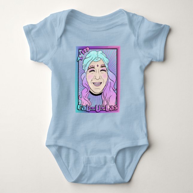 Zer0's Fab-U-Las Baby Bodysuit Strampler (Vorderseite)