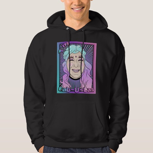 Zer0's Fab-U-Las Men's Hooded Sweatshirt (Vorderseite)