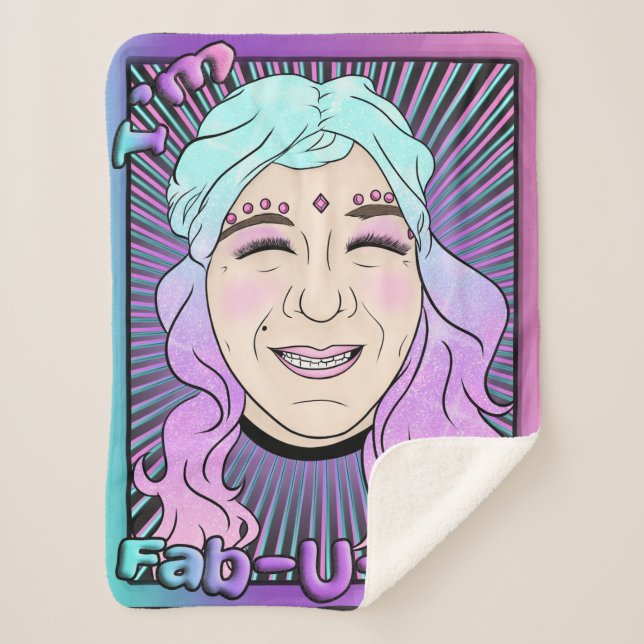 Zer0's Fab-U-Las Small Sherpa Blanket Sherpadecke (Vorderseite)