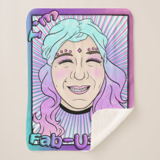 Zer0's Fab-U-Las Small Sherpa Blanket Sherpadecke