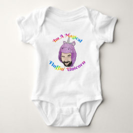 Zer0's Magical Fluffin Unicorn Baby Bodysuit Strampler