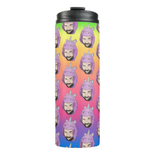 Zer0's Magical Fluffin Unicorn Thermal Tumbler Thermosbecher