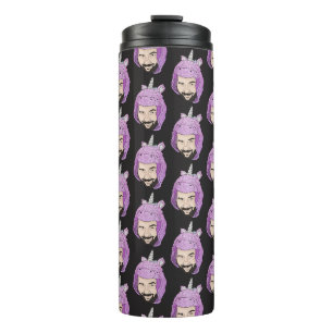 Zer0's Magical Fluffin Unicorn Thermal Tumbler Thermosbecher