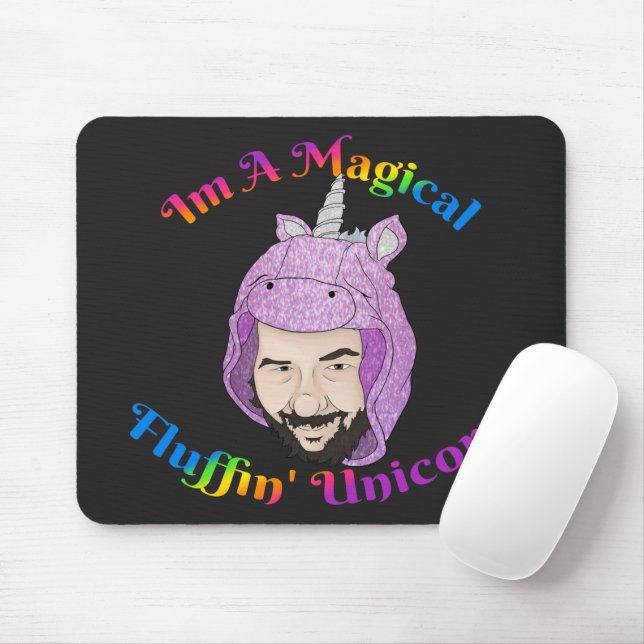 Zer0's magischer Fluffin Unicorn Mousepad (Mit Mouse)