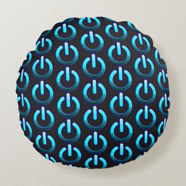 Zer0's Power Round Pillow Rundes Kissen (Vorderseite)