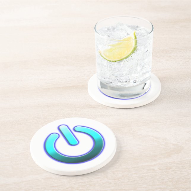 Zer0's Power Sandstone Untersetzer (Seite)