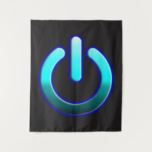 Zer0's Power Wall Tapestry Wandteppich