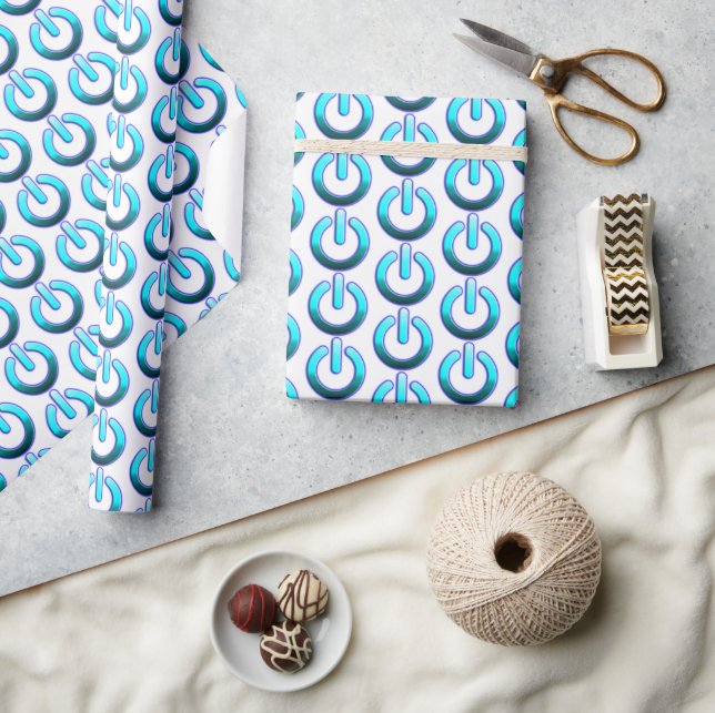 Zer0's Power Wrapping Paper Geschenkpapier (Kunsthandwerk)