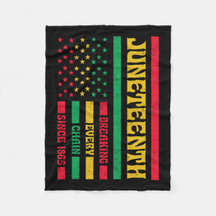 Zerbrechen jeder Kette 1865 Amerikanische Flagge A Fleecedecke