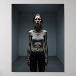 Zerbrechliche Stärke Essstörung Kunstposter Poster