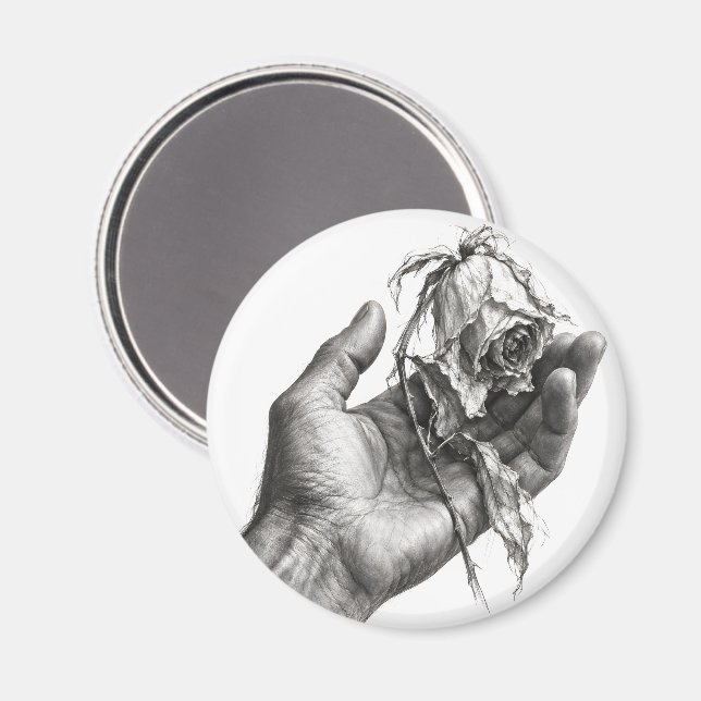 Zerbrechlicher Griff Magnet (Vorderseite/Rückseite)