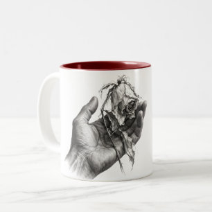 Zerbrechlicher Griff Zweifarbige Tasse